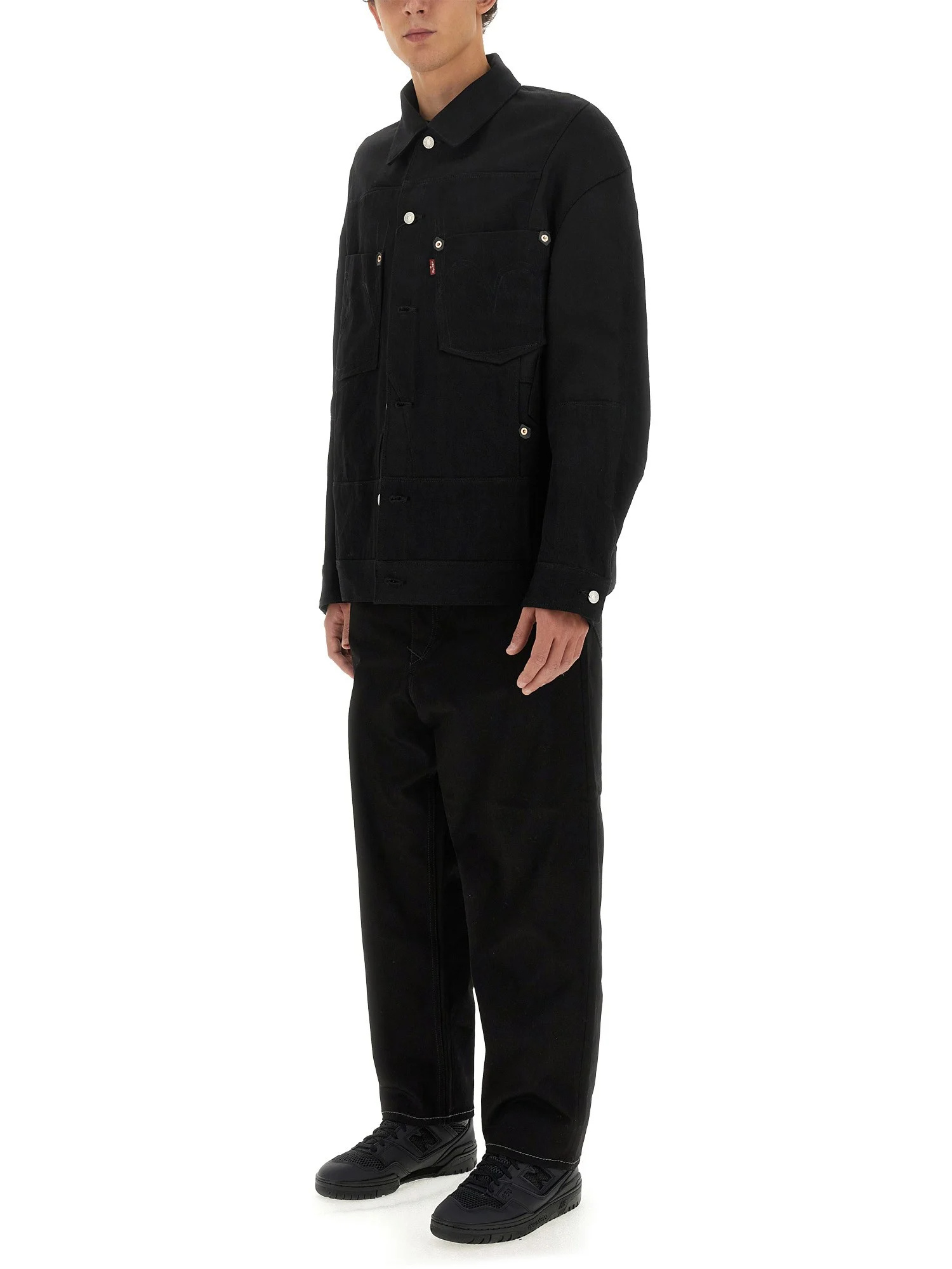 Junya Watanabe Relaxed-fit Wool Jacket In Black