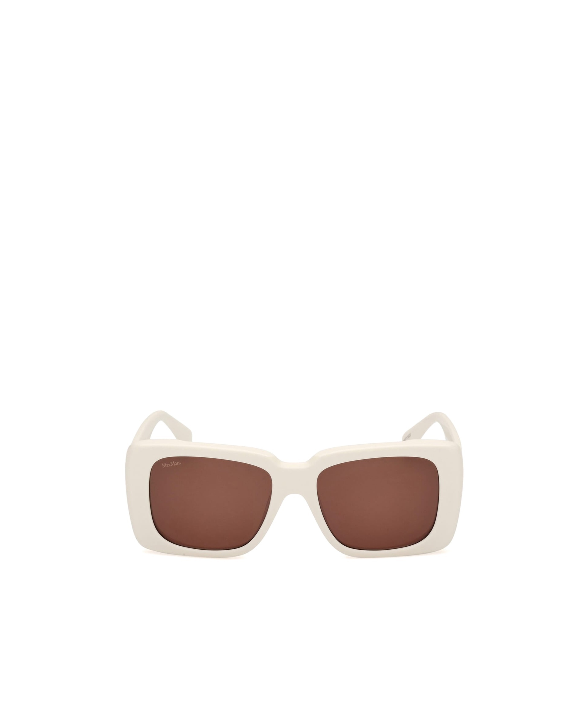 Max Mara Logo Sunglasses In Brown