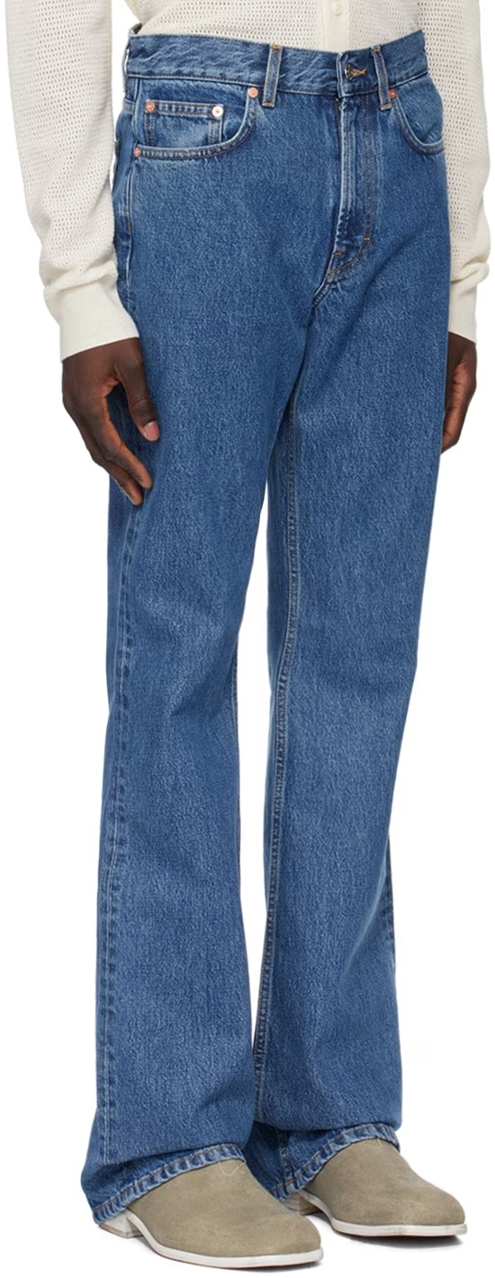 Filippa K Indigo Bootcut Jeans In Blue
