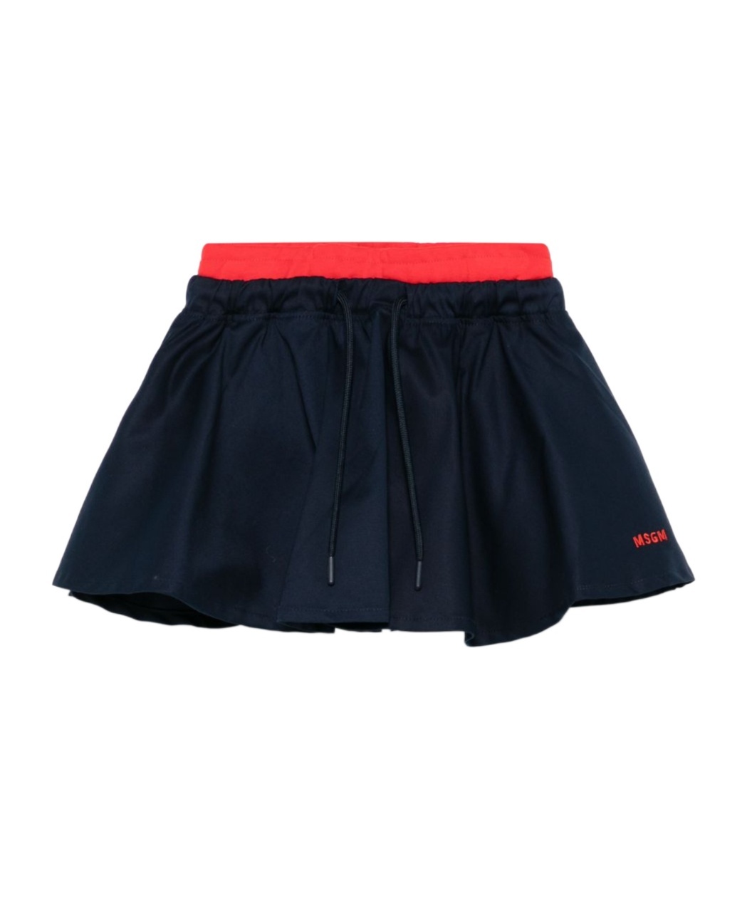 Shop Msgm Layer-detailed Mini Skirt In Black