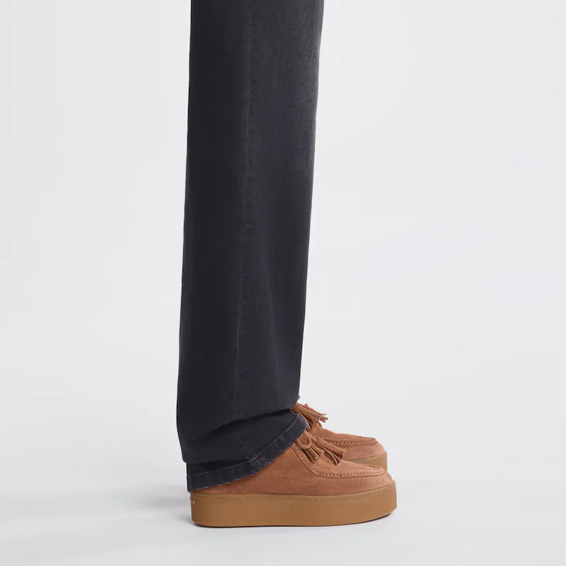 Hogan Ankle Boots With Tassel Detail And Rubber Sole In Brown