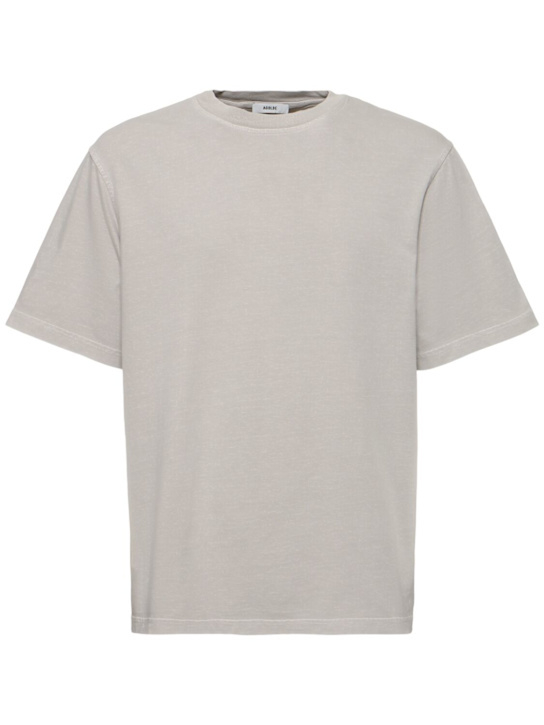 Agolde Cotton Asha T-shirt In Metallic