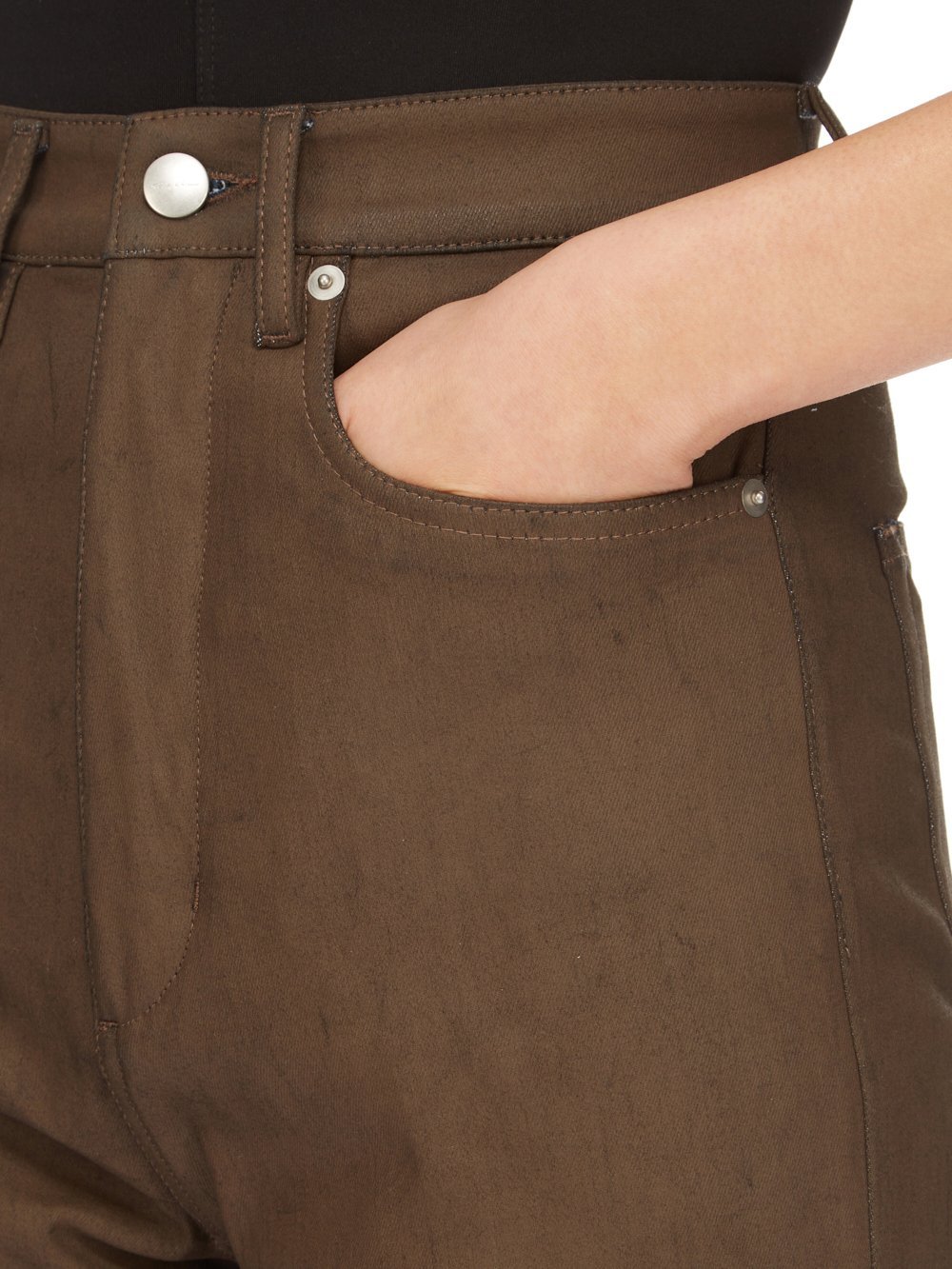Rick Owens Bolan Bootcut Jeans In Green