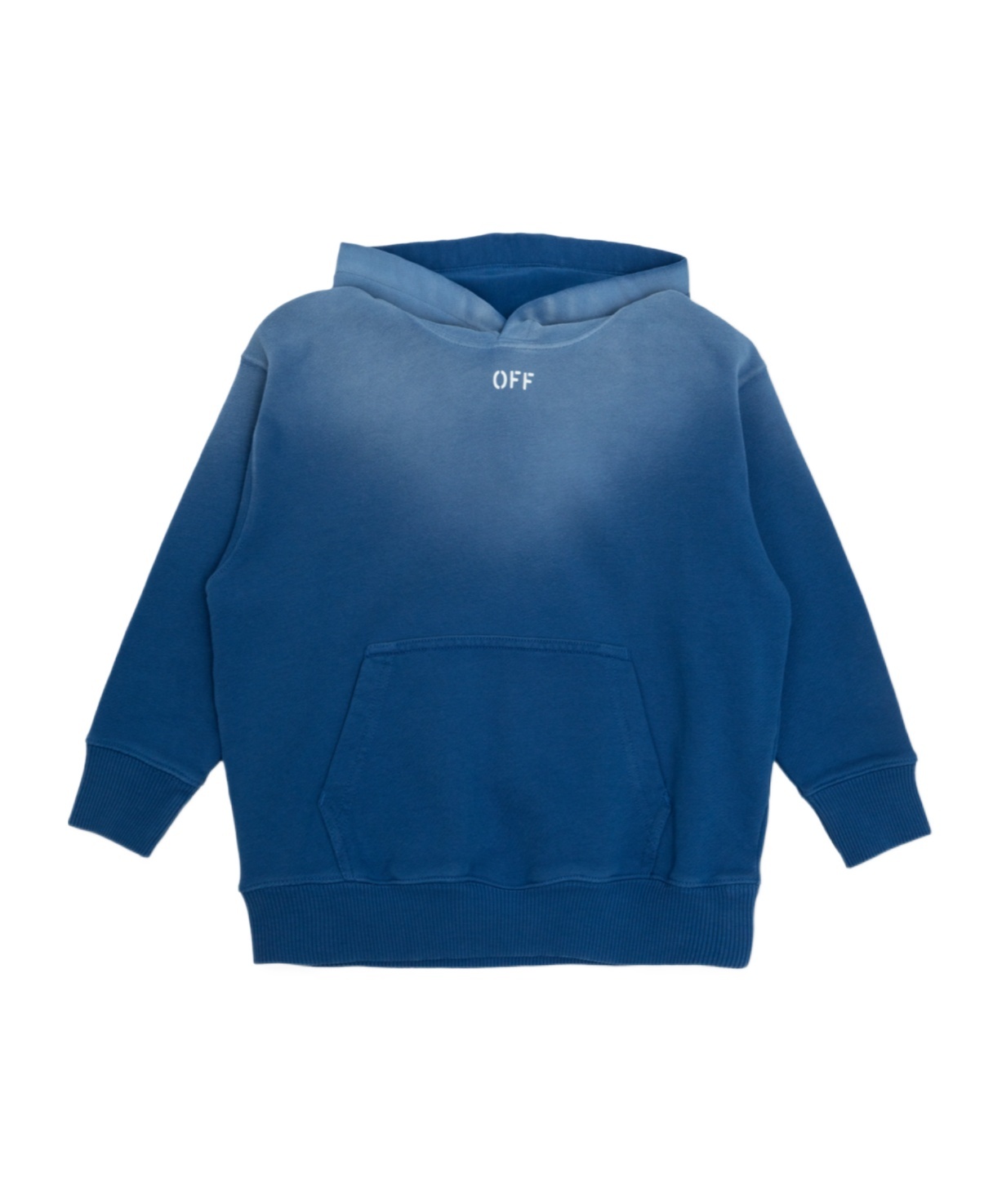 Off-white Long-sleeved Sweater In Blue