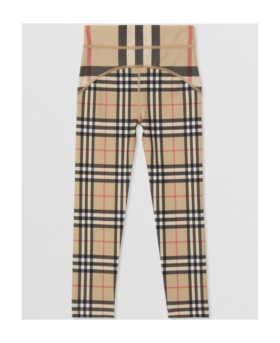 BURBERRY BURBERRY KIDS CHECKED PATTERN LEGGINGS