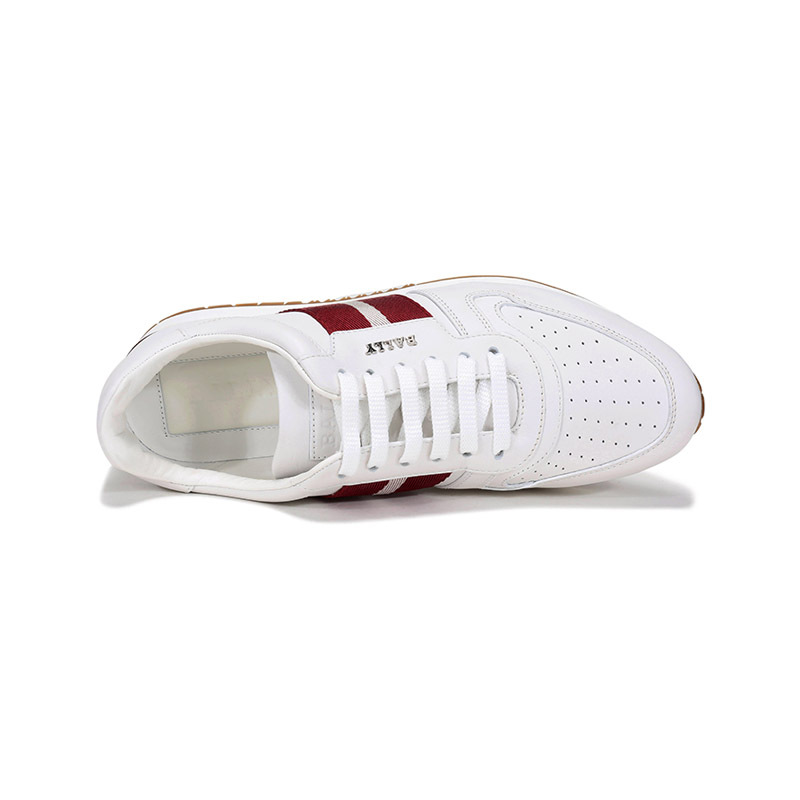 Bally Astel Striped Low-top Sneakers In Pink