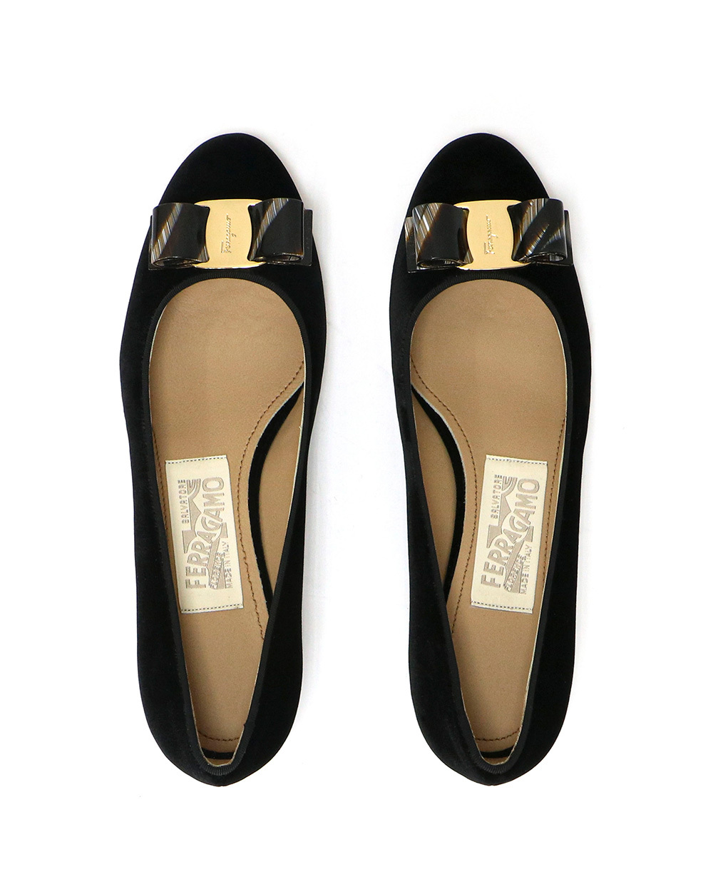 Ferragamo Bow-tie High Heels In Black
