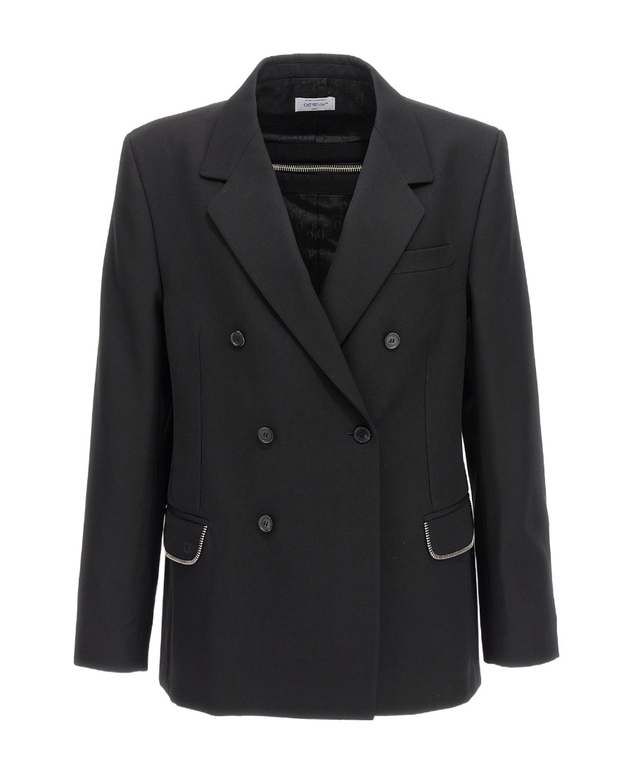 Off-white Off White Blazer 'ow Emb' In Black