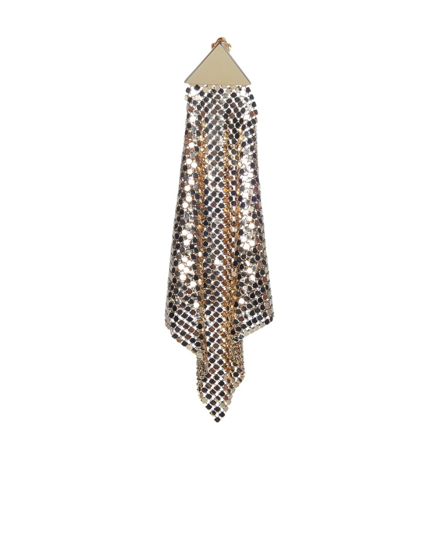 Rabanne Flexible Mesh Diamond Earring In Multicolor