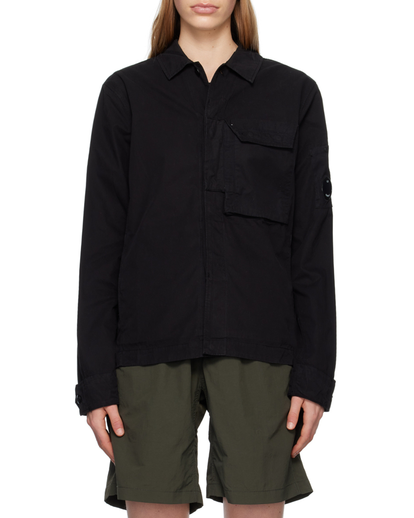 C.p. Company C.p.company Shirt Jacket In Black