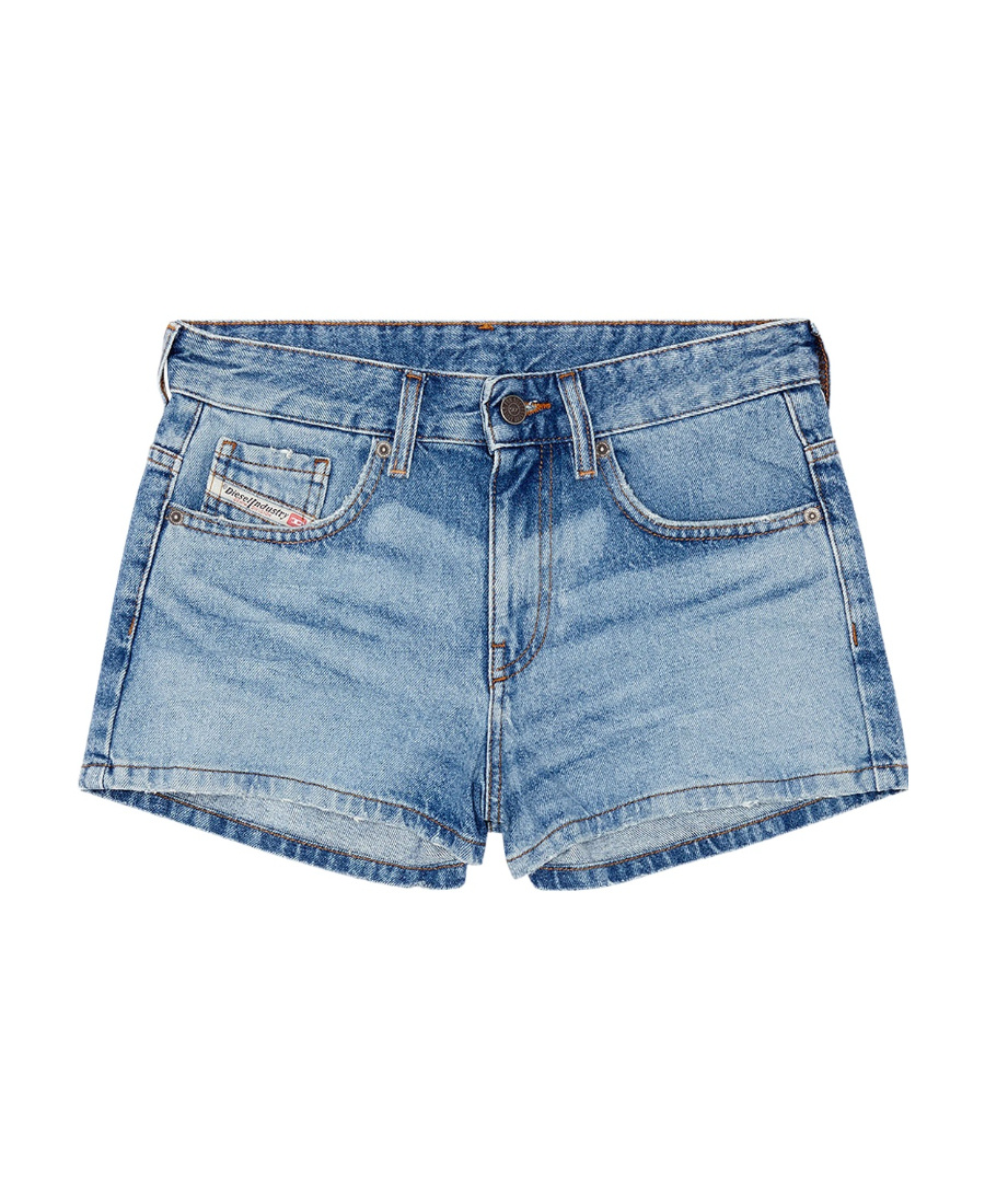 Diesel Blue De-yuba Denim Shorts In Blue