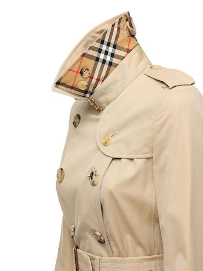 Burberry Medium And Long Style Trench Coat With Logo