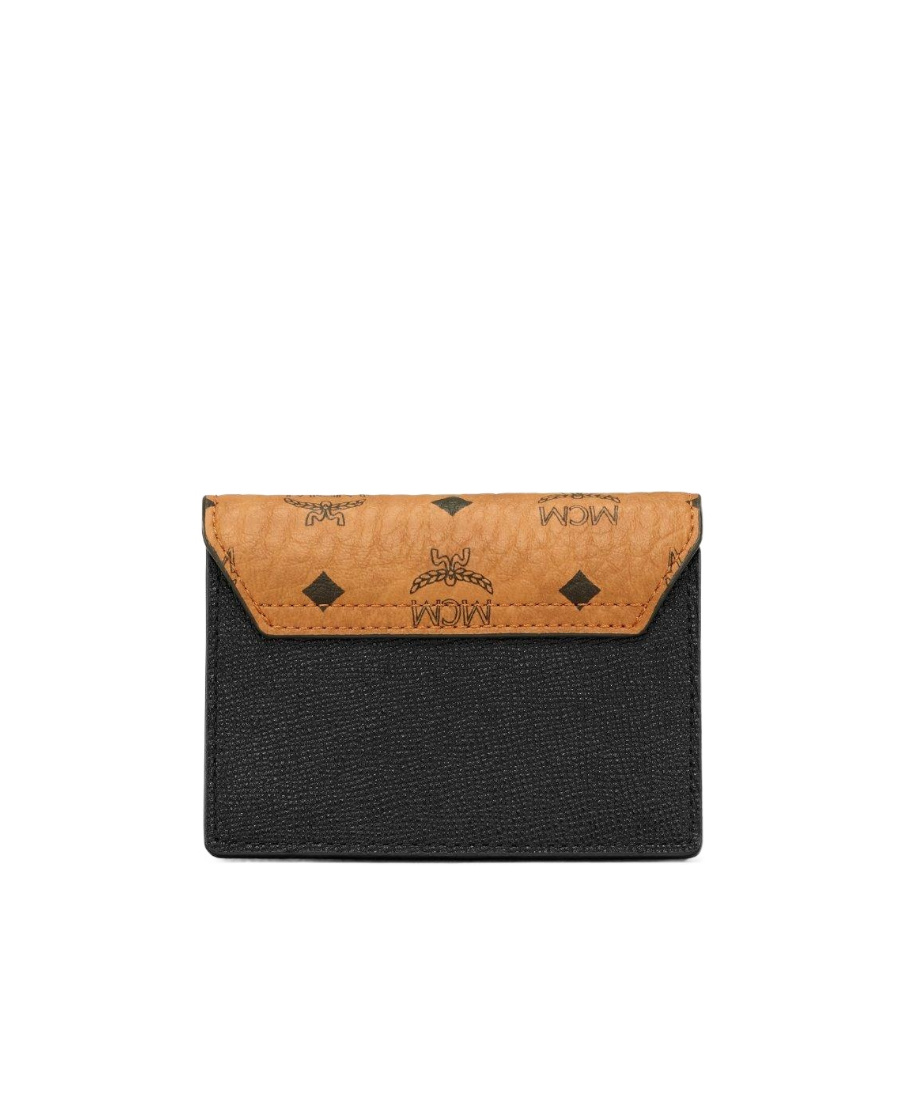Mcm Travia Visetos Logo Details Card Package In Brown