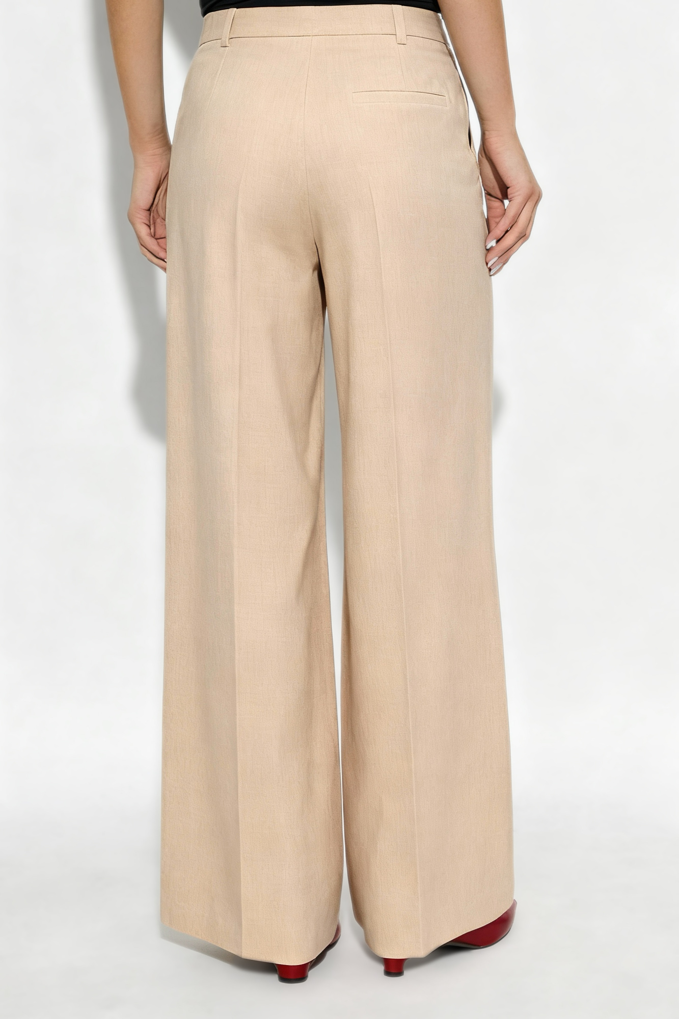 By Malene Birger Belt Loop Track Pants In Brown