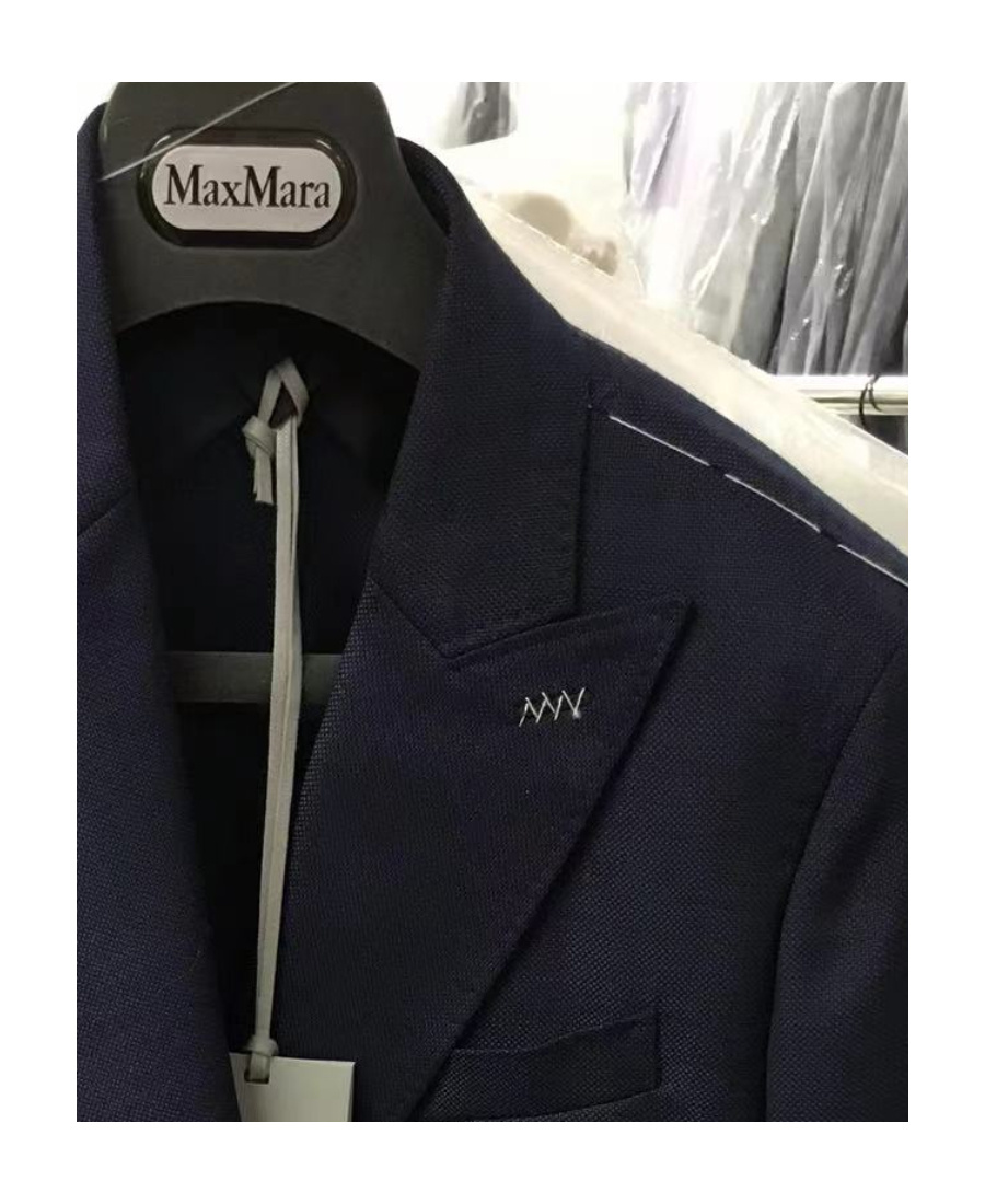 Max Mara Lapel Suit Jacket In Black