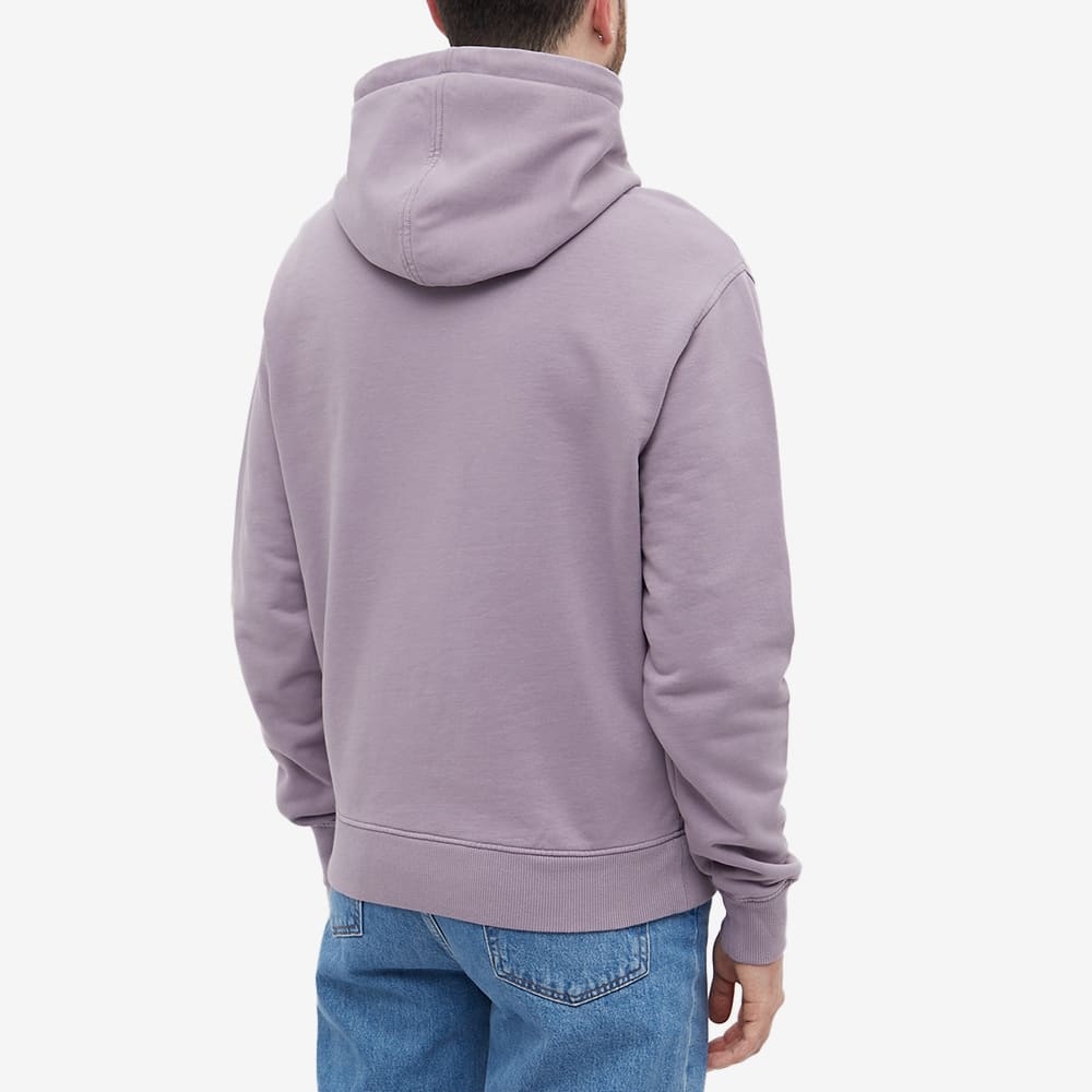 Ami Alexandre Mattiussi Heart Embroidered Drawstring Hoodie In Gray