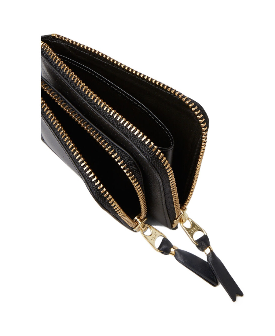 Shop Comme Des Garçons Small Leather Cardholder In Green