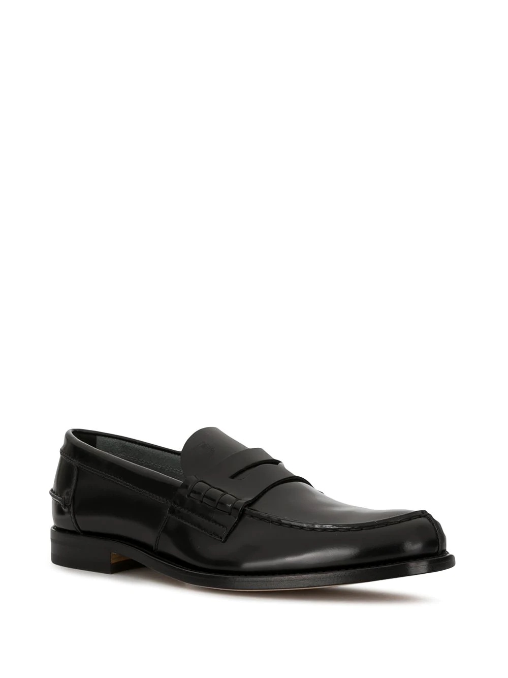 Tod's Leather Loafers In Black