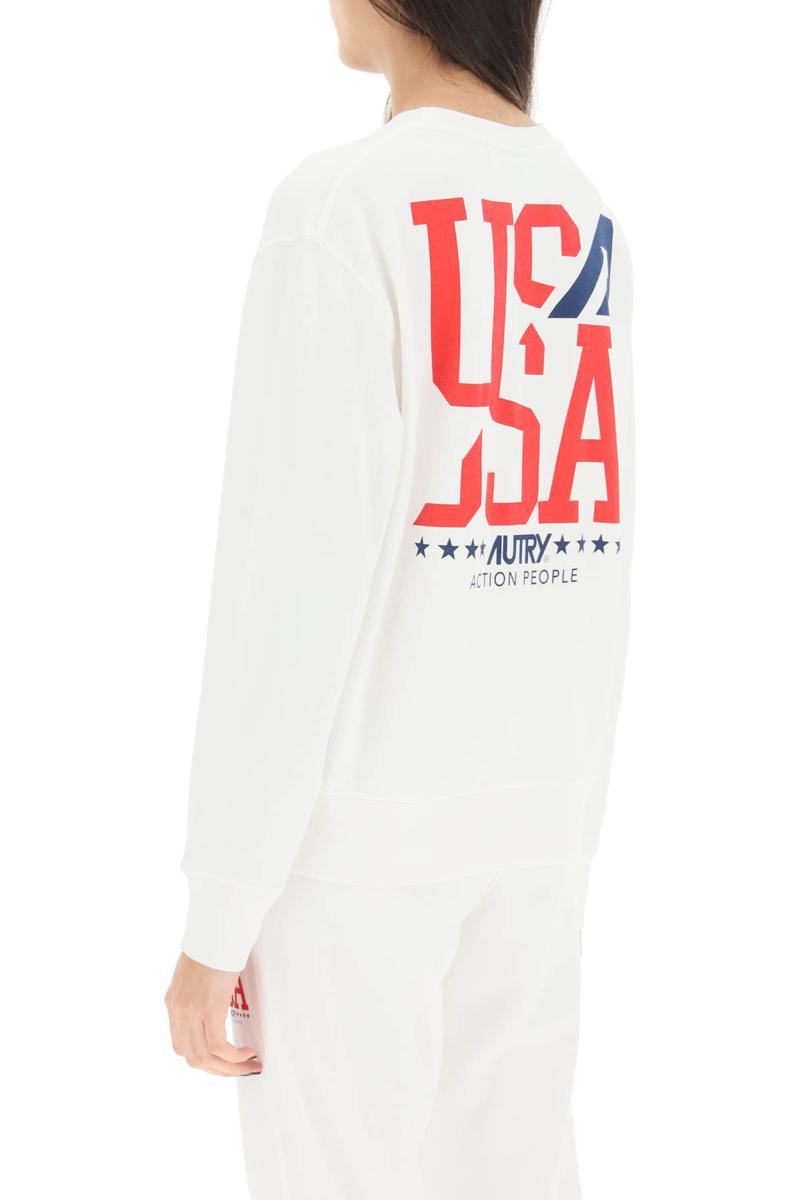 Autry Iconic Sweatshirt Crew Neck In Multicolor