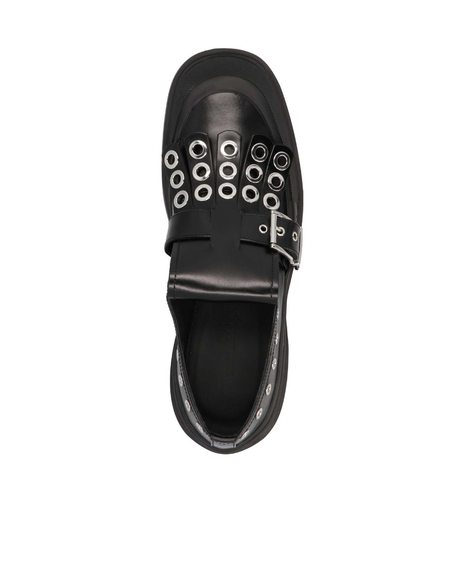 Alexander Mcqueen Studded Loafer In Black