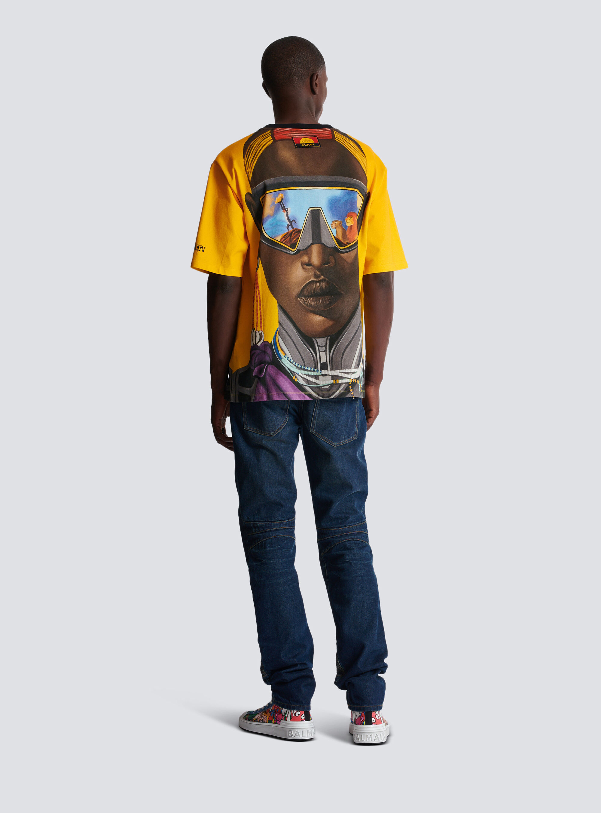 Balmain X Disney The Lion King T-shirt In Multicolor