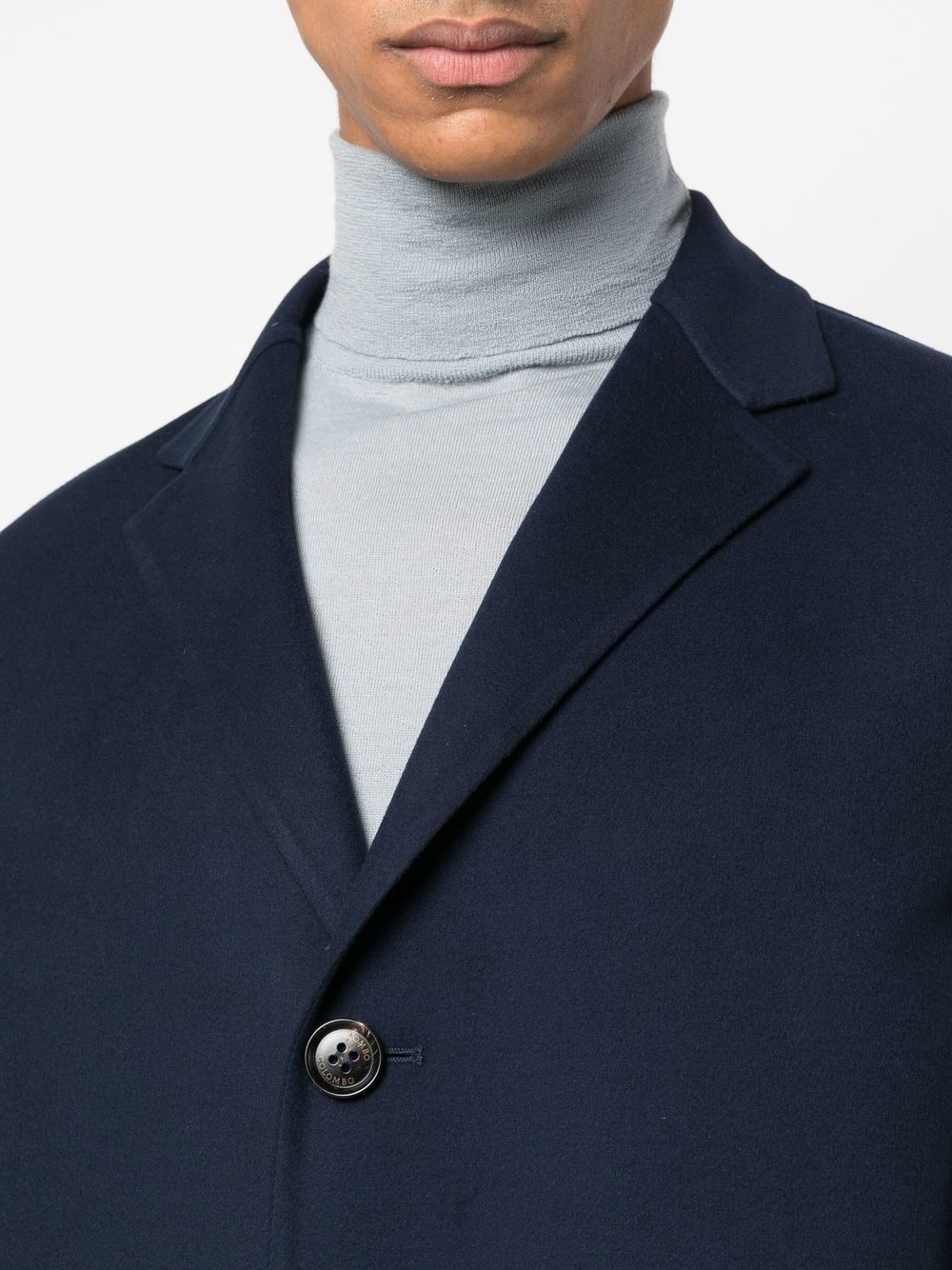 Colombo Long Sleeved Suit Jacket In Black