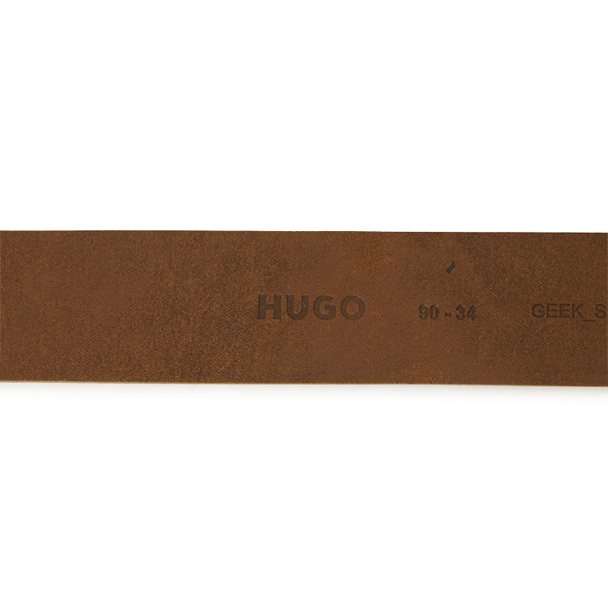 Hugo Boss Buckle Belt In Brown