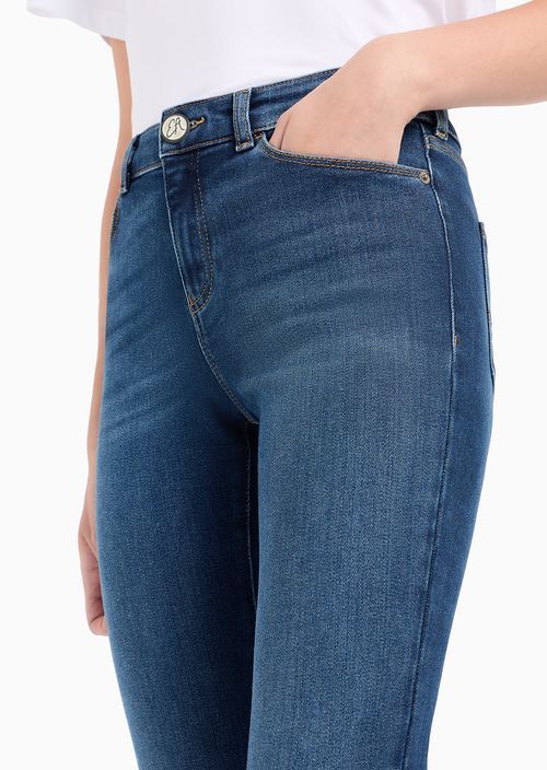 Shop Emporio Armani J18 Jeans In Blue