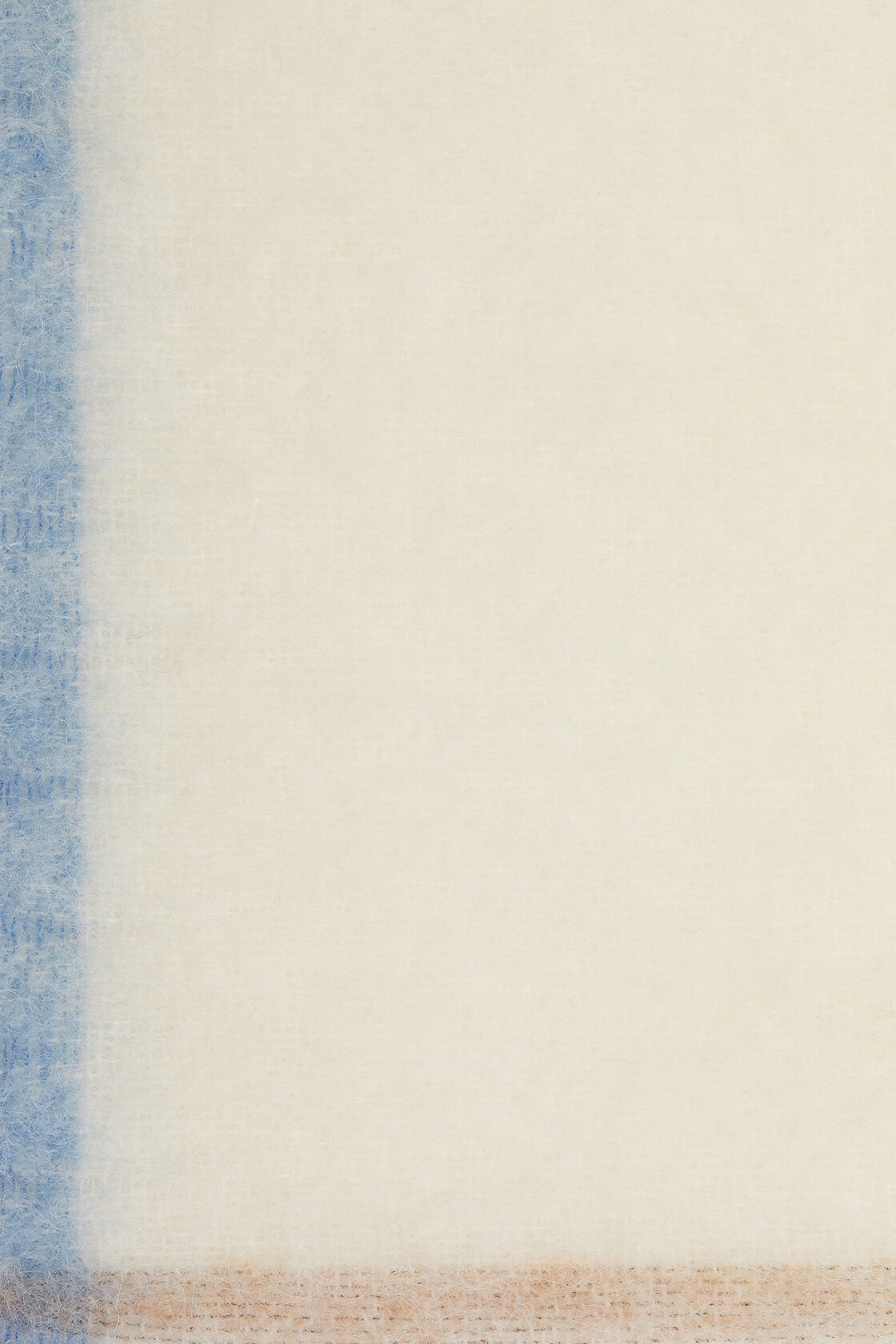 Acne Studios Logo Wool Scarf In White