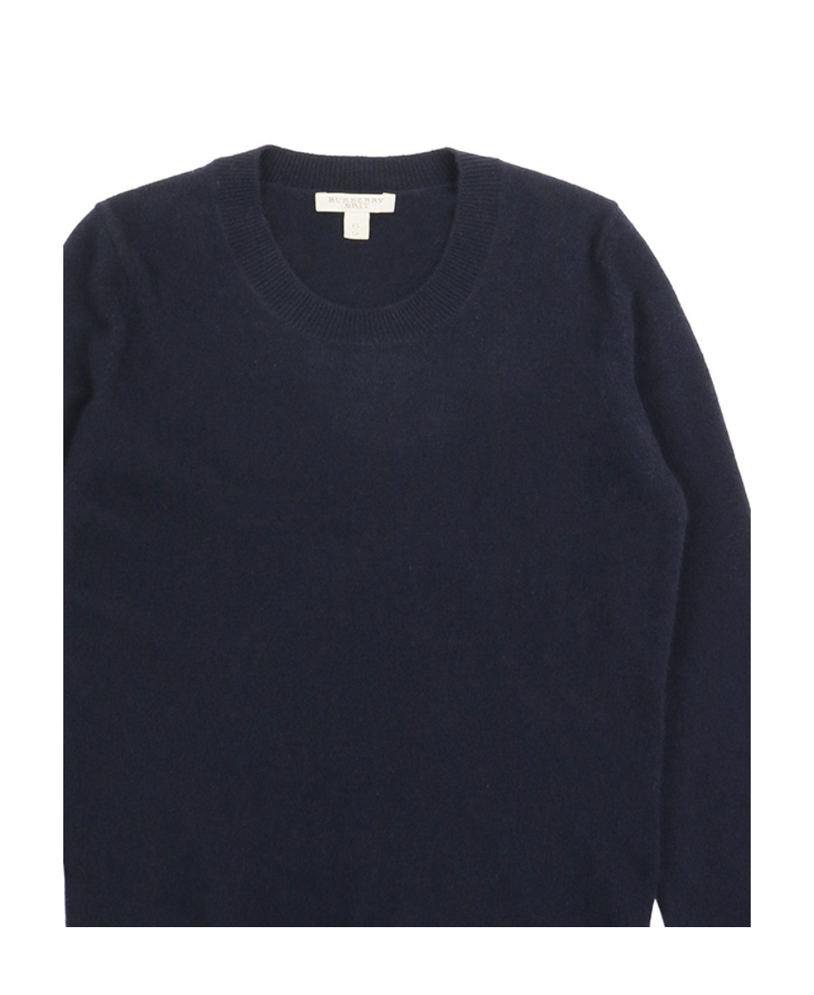 Burberry Wool Knitted Pullover In Black
