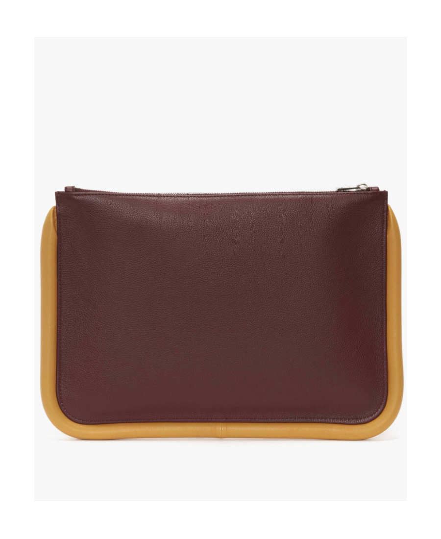 JW ANDERSON LARGE BUMPER LEATHER POUCH 