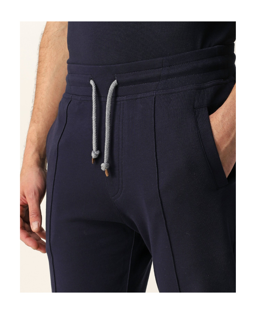 Brunello Cucinelli Tapered Drawstring Track Pants In Black