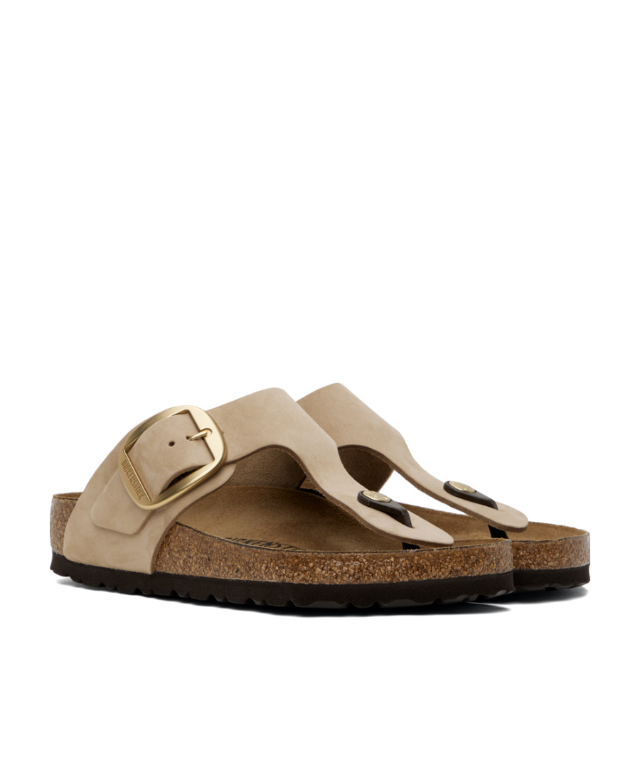 Birkenstock Sandals Gizeh Big Buckle In Nude