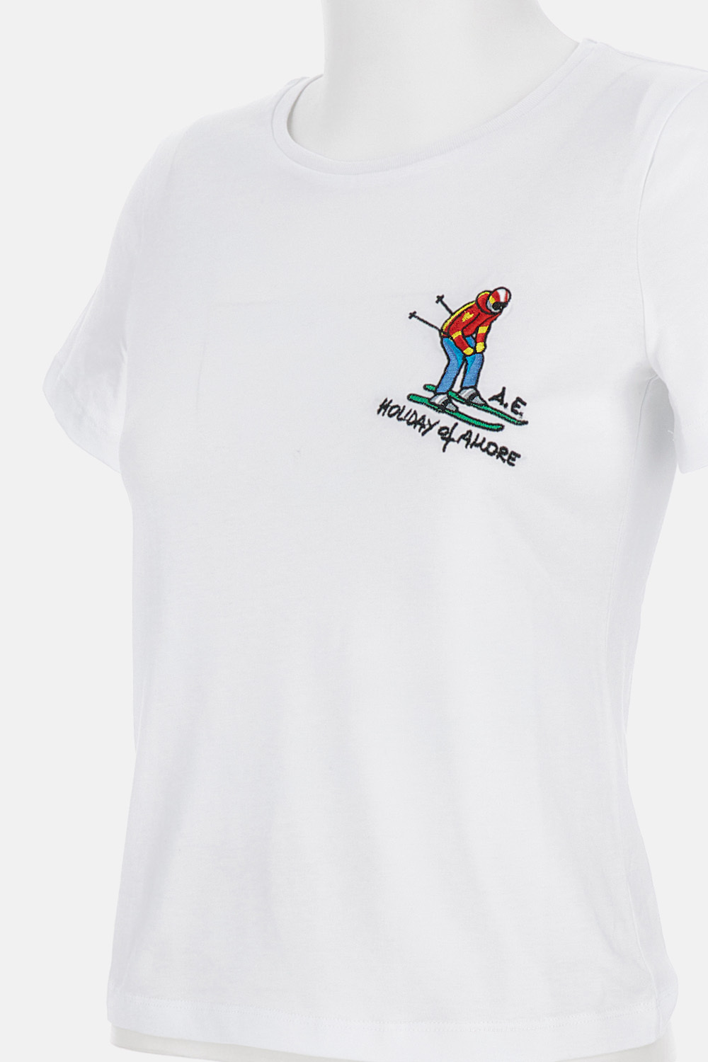 Alessandro Enriquez Short-sleeved T-shirt In White