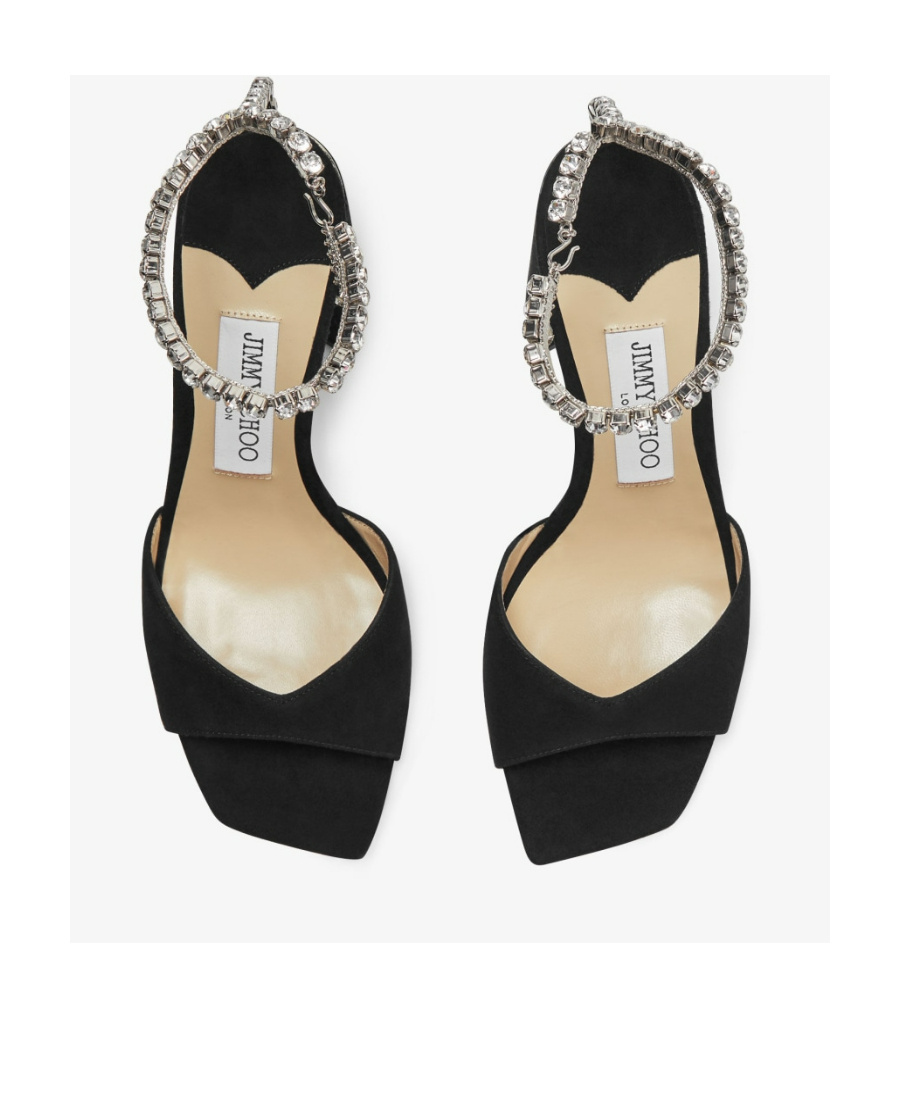 Shop Jimmy Choo Saeda Sandal 85 In White