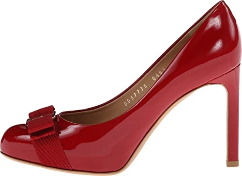 Ferragamo Bow-tie High Heels In Red
