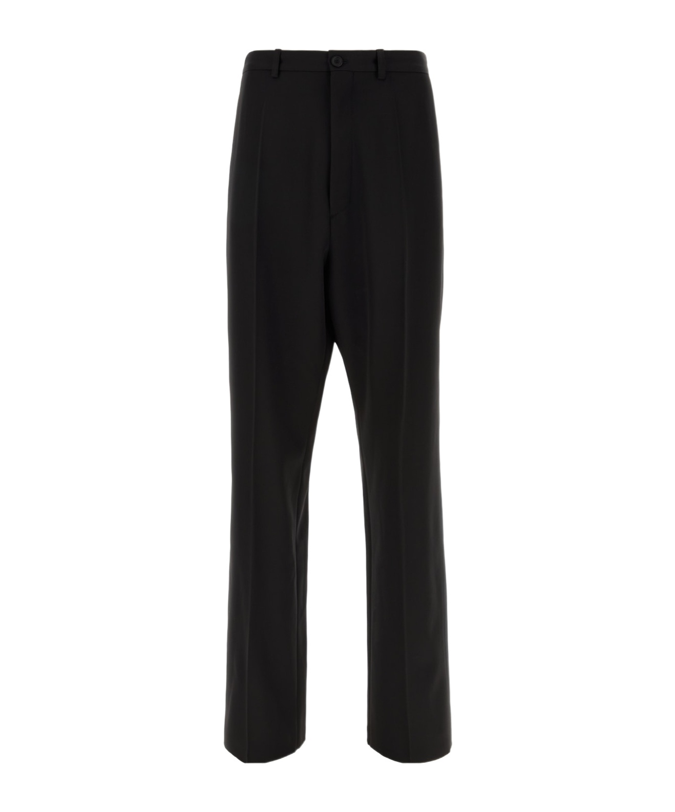 Balenciaga Men Large Tuxedo Pants In Black