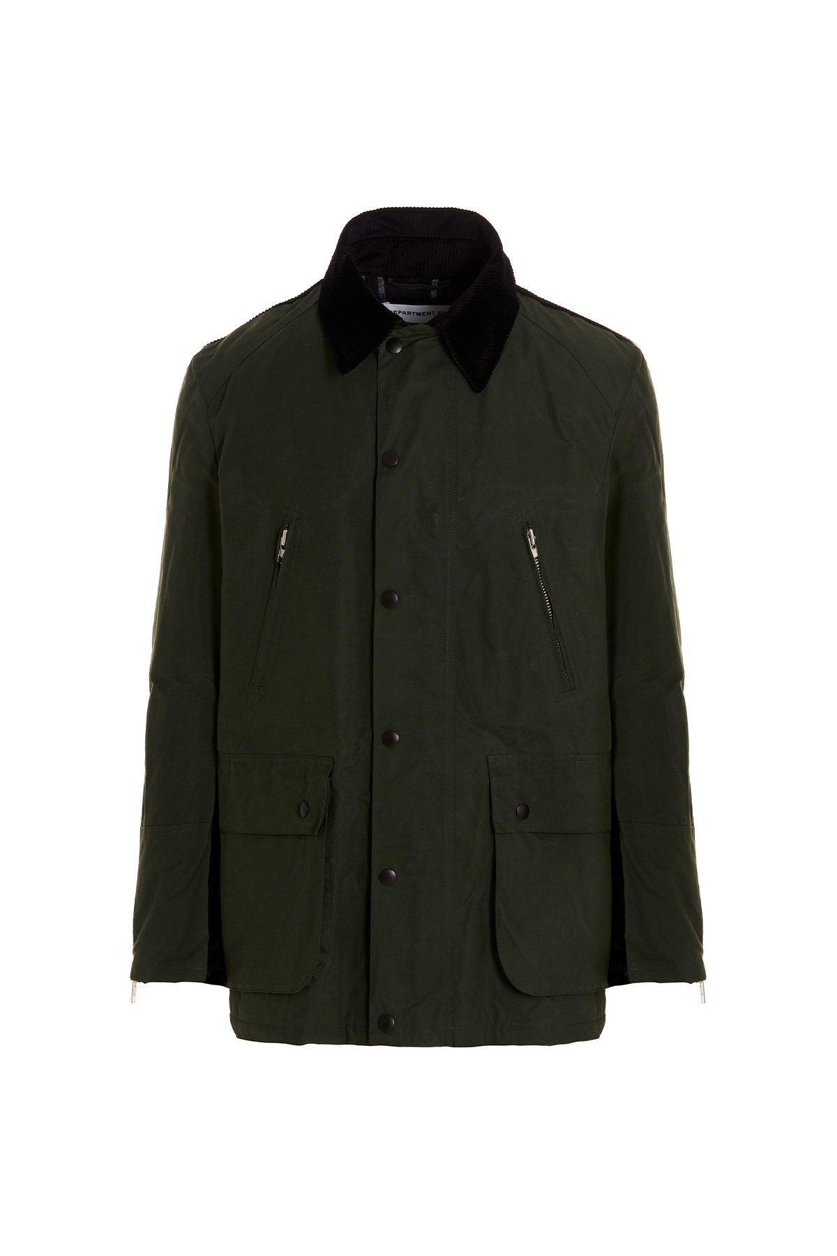Department Five Department 5 'middle Barbour' Jacket In Black