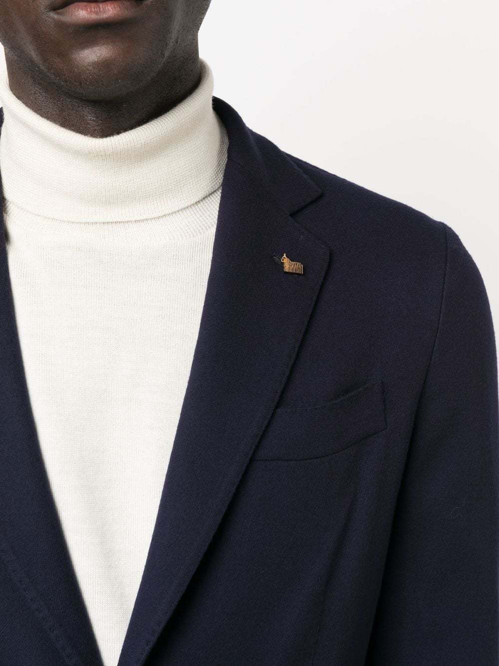Colombo Men's Wool Single-breasted Blazer In Black