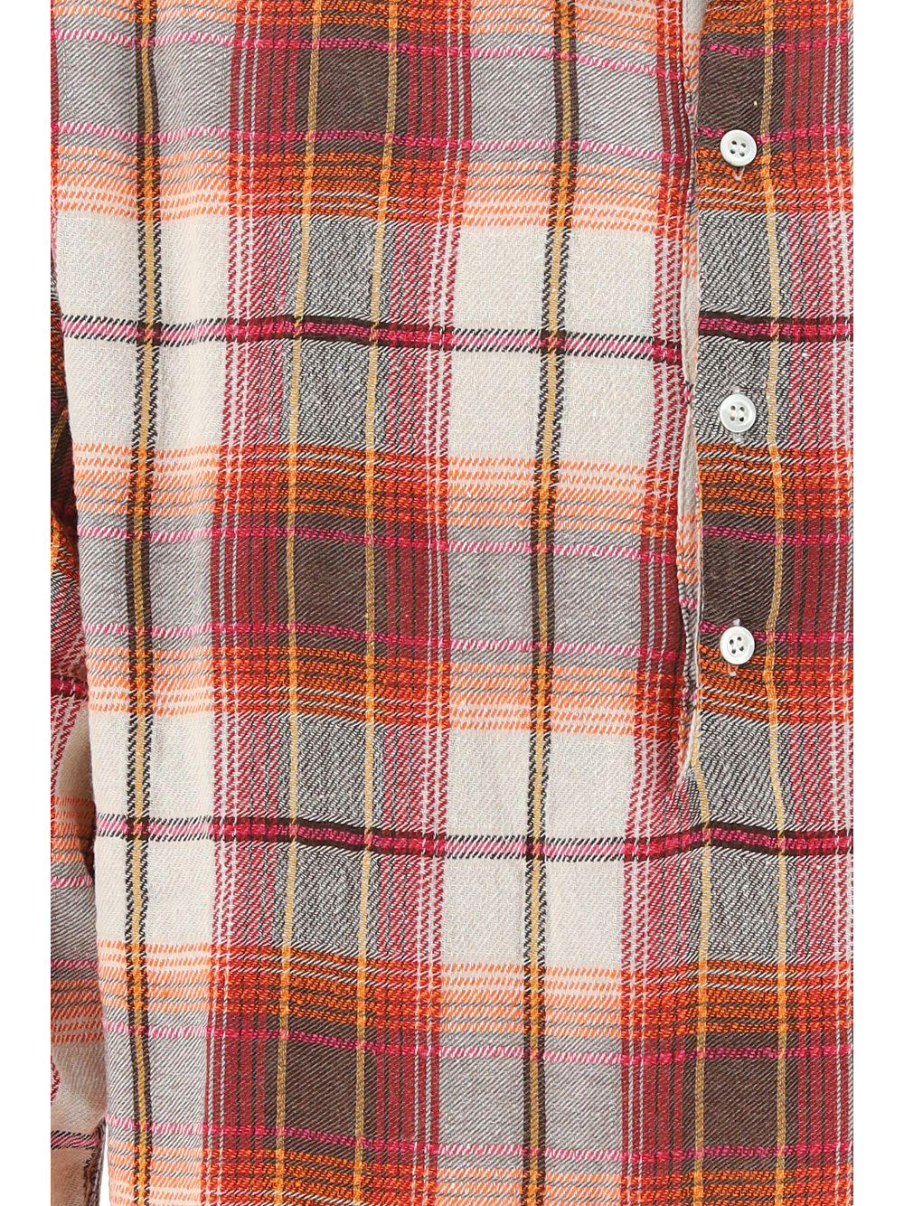 Barena Venezia Barena Check Print Cotton Blend Shirt In Pink