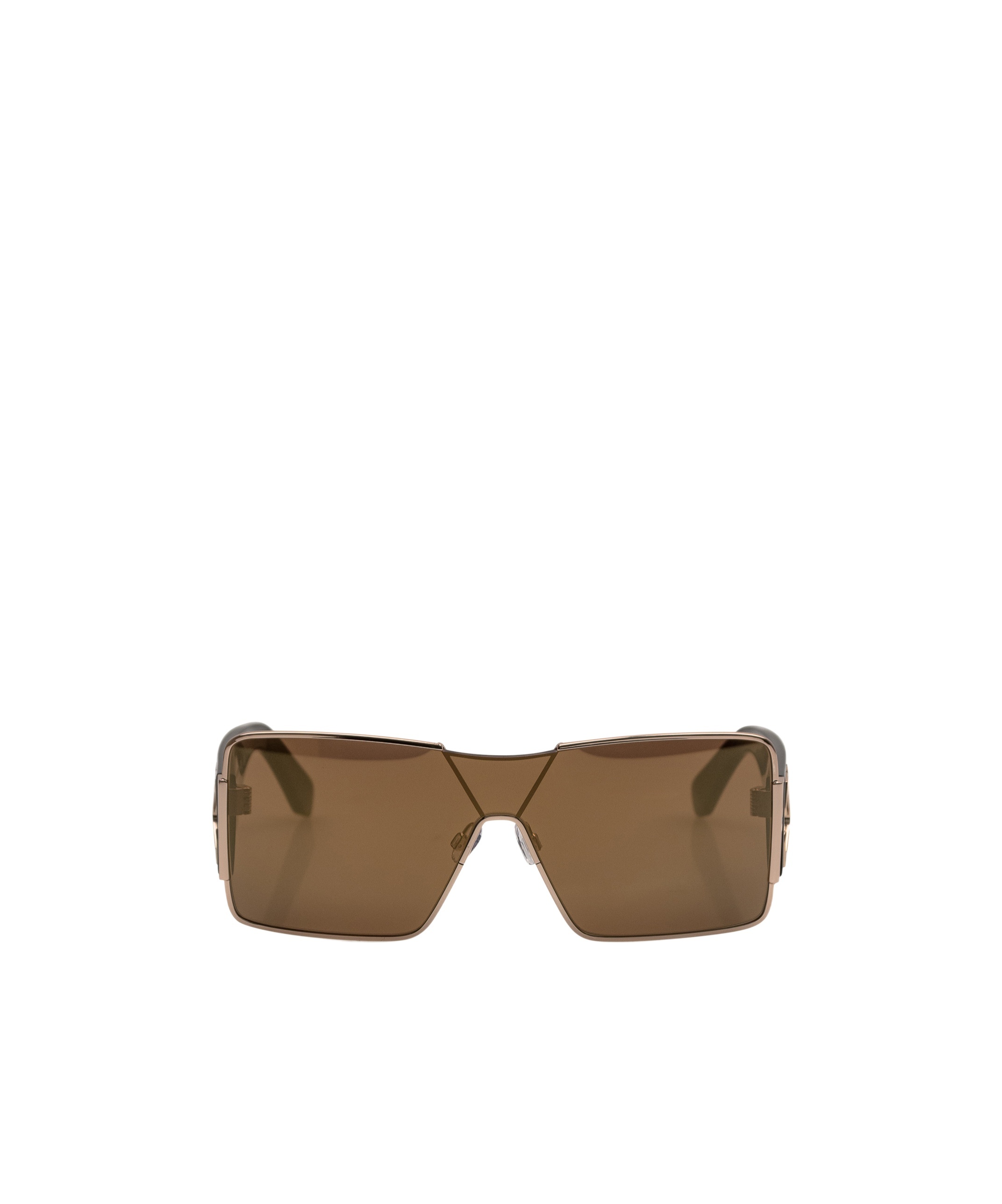Off-white Square Frame Sunglasses In Brown