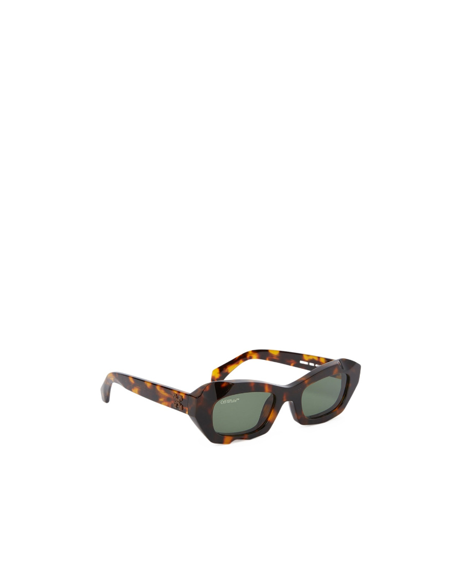Off-white Venezia Tortoiseshell Rectangle Sunglasses In Multicolor