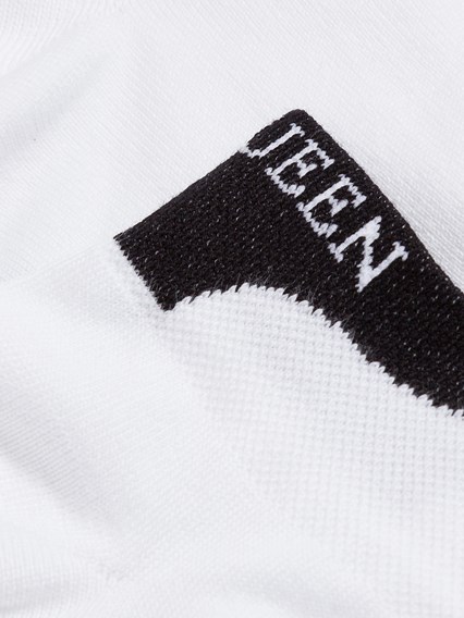 ALEXANDER MCQUEEN ALEXANDER MCQUEEN LOGO INTARSIA ANKLE SOCKS