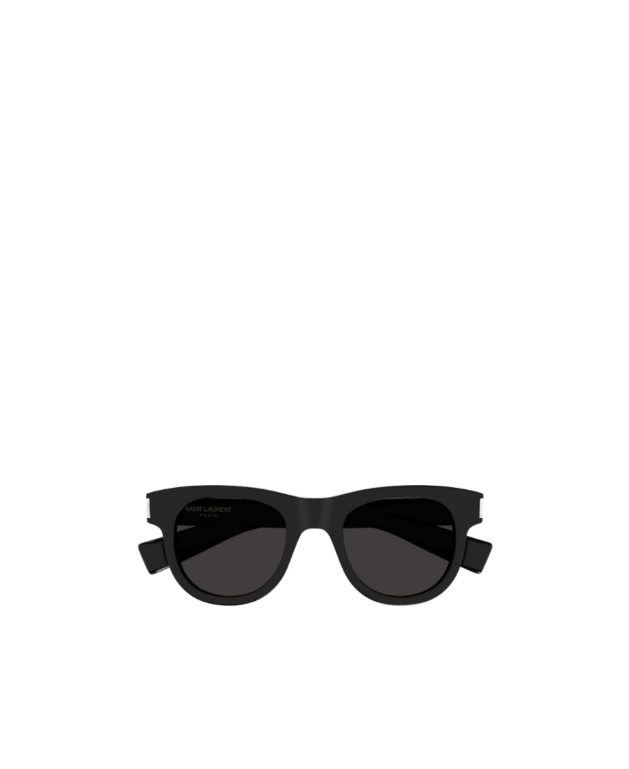 Saint Laurent Sl 571 Round-frame Sunglasses In Black
