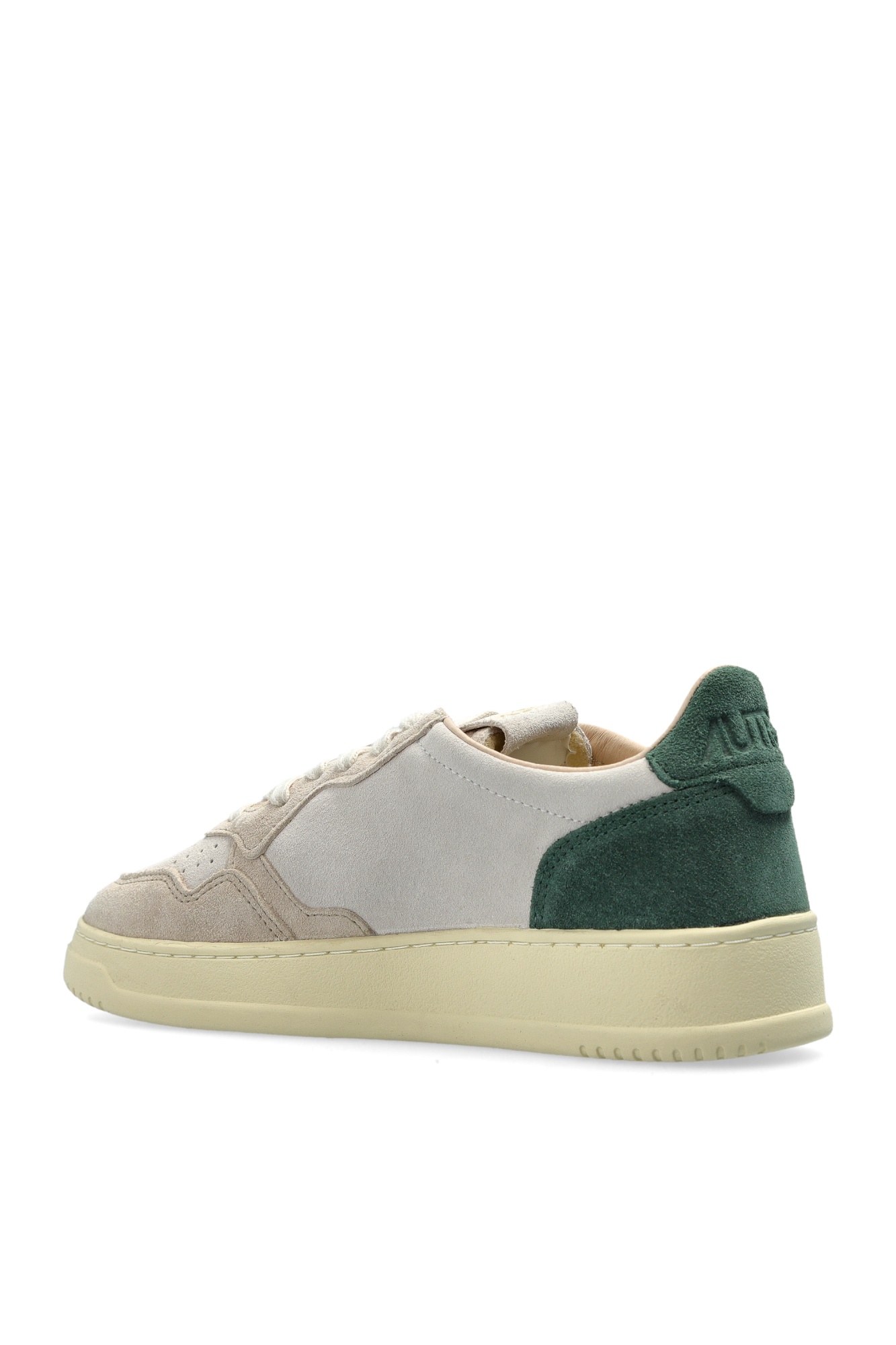 Autry Round Toe Sneakers Featuring Perforated Front