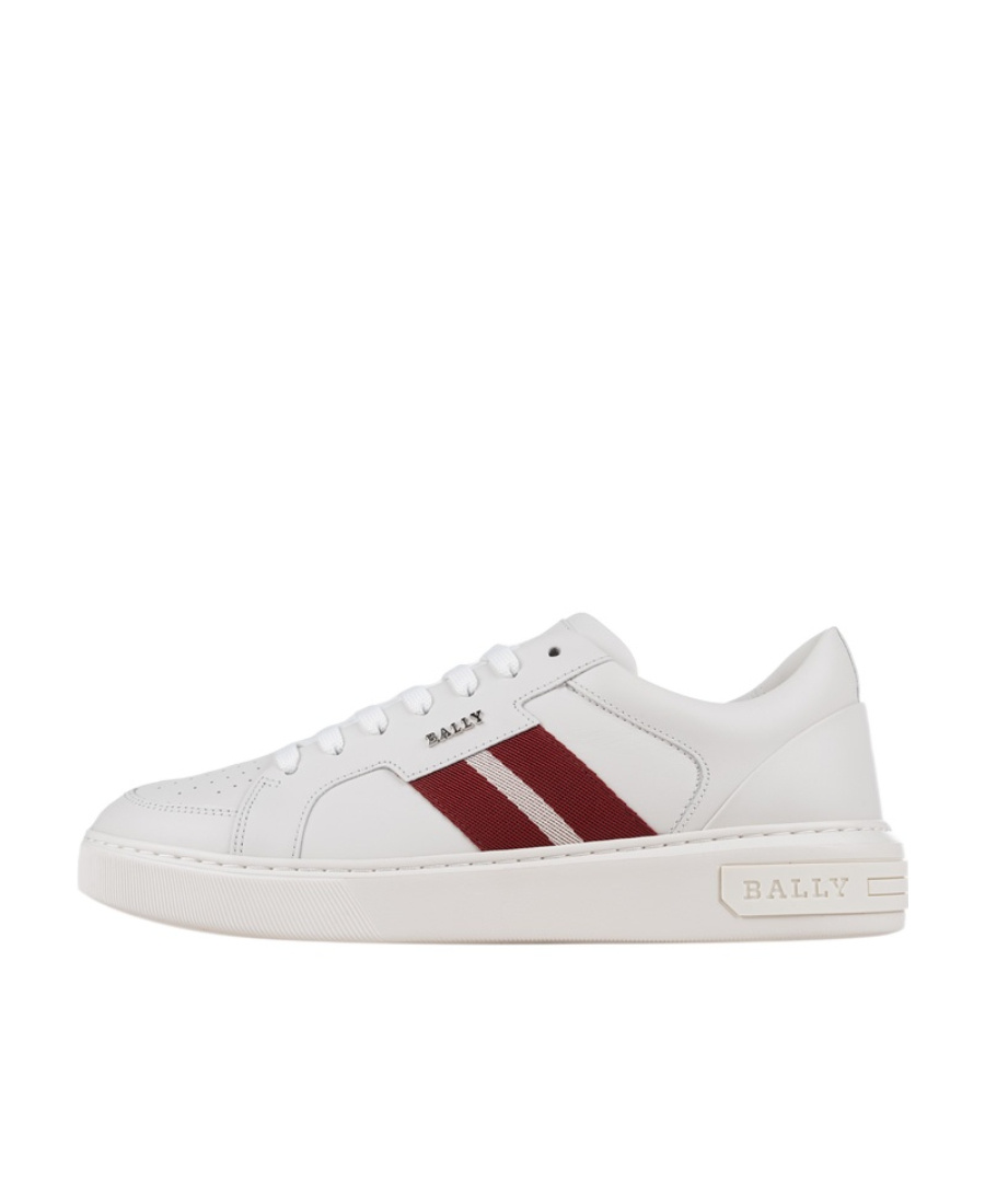 Shop Bally Low-top Sports Shoes With Round Head Logo In White