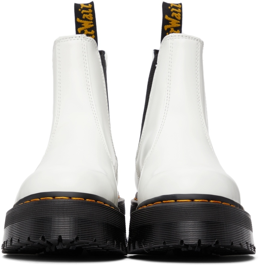 Dr. Martens' 2976 Quad Chelsea Boot In White