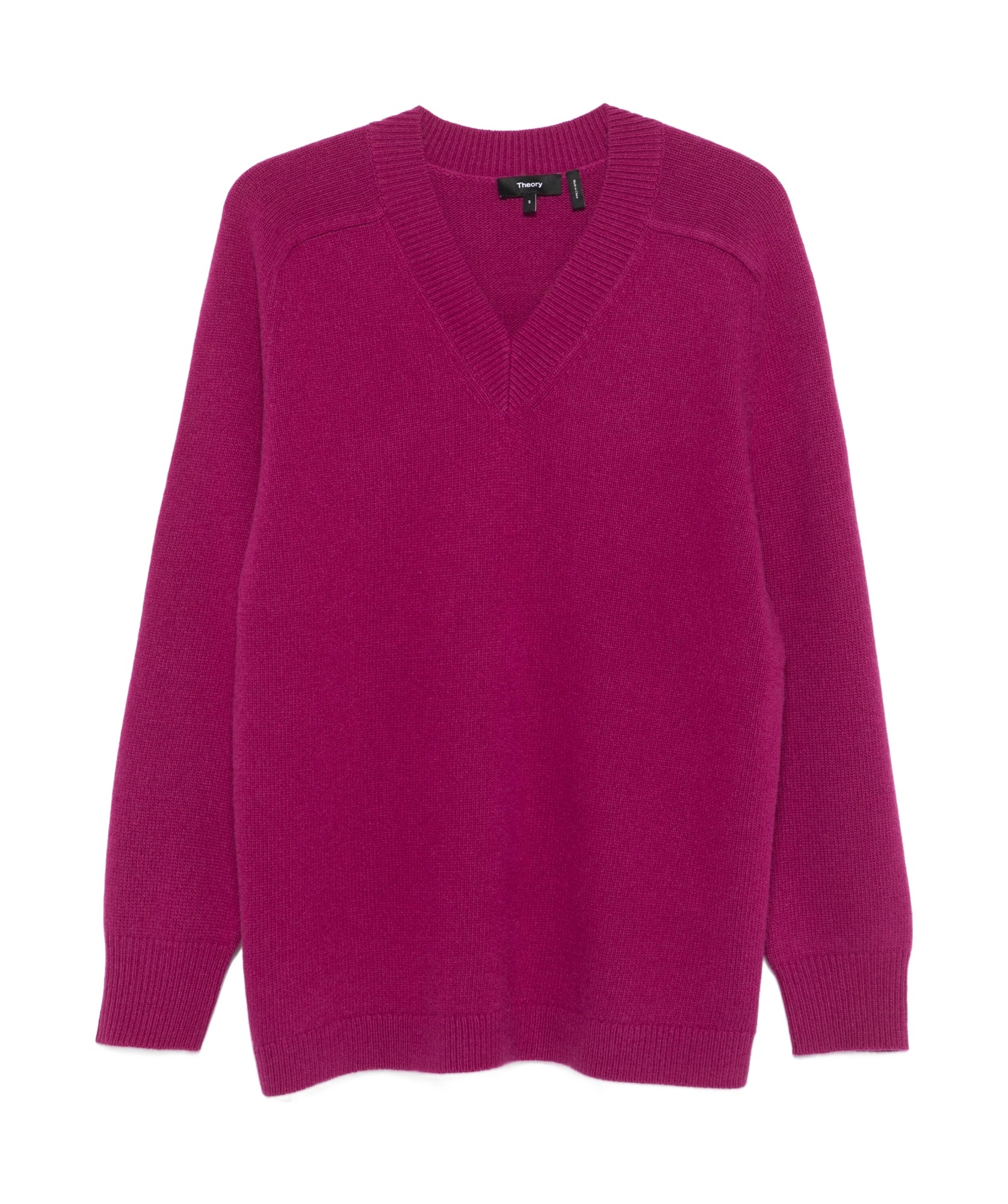 Theory Fine-knit Sweater In Purple