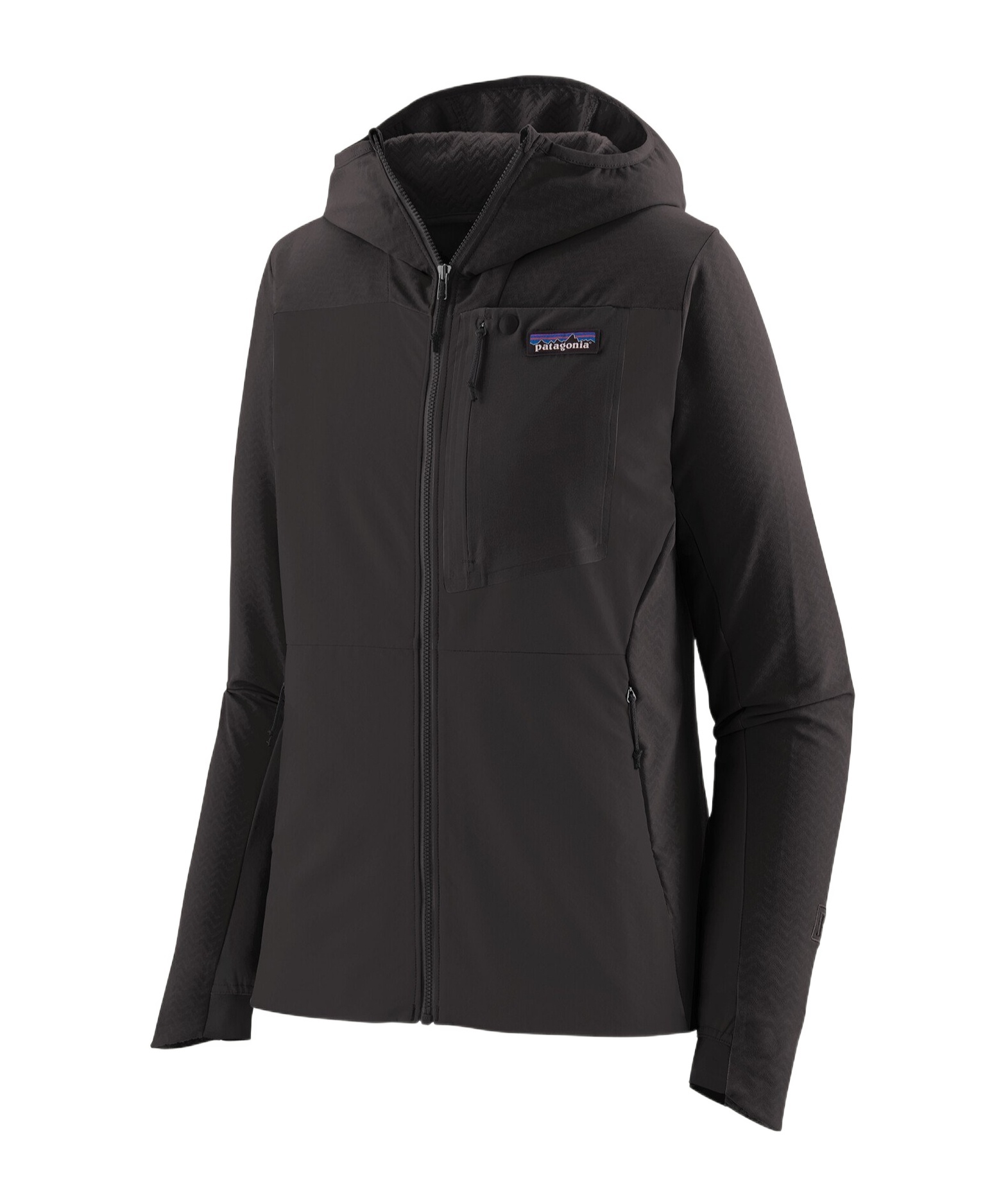 Patagonia Zip-up Hoodie In Black