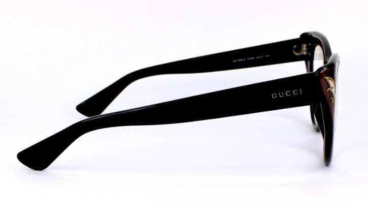 Gucci Logo Detail Flat Lens In Red